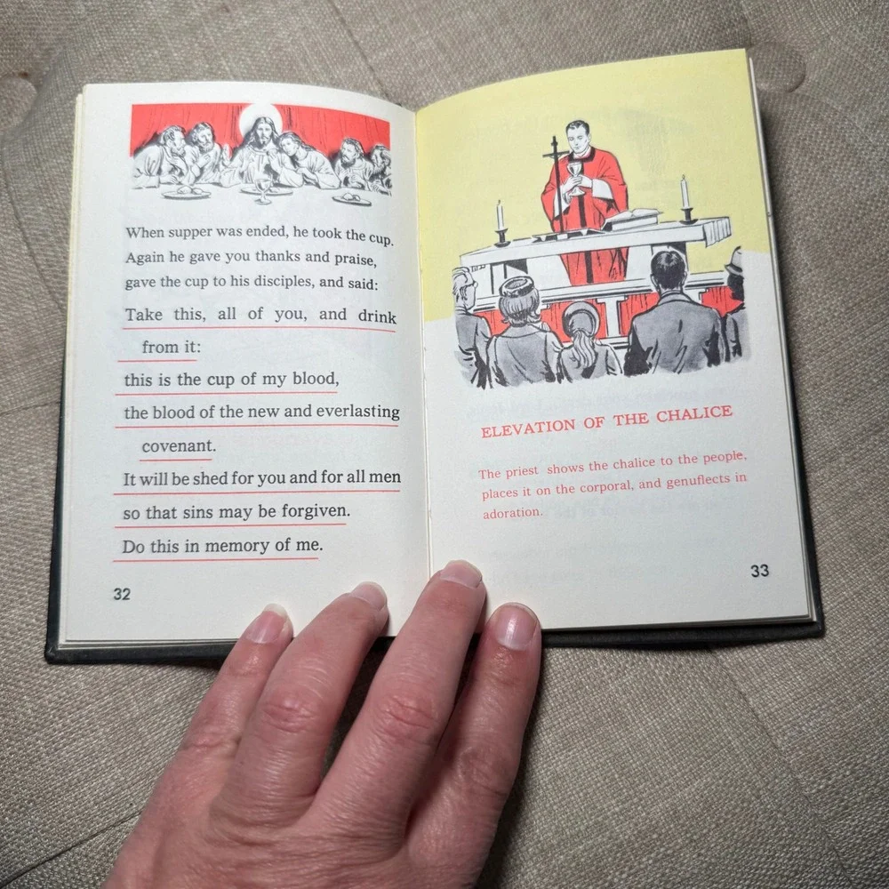 Vintage‎ 1970 New First Mass Book St Joseph Edition Catholic Book Publishing